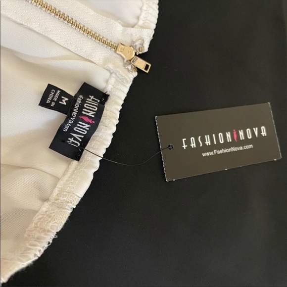 White Fashion Nova Dress - Picture 2 of 4